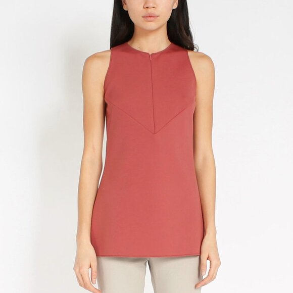 Marie Saint Pierre Lares Rose Neoprene Zip Tank - Picture 1 of 8